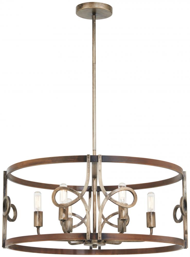 Yorkville - 6 Light Pendant, a Robin Baron Design