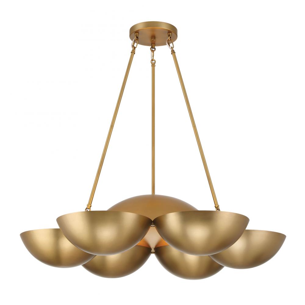Ivy Lane 36" 6-Light Chandelier