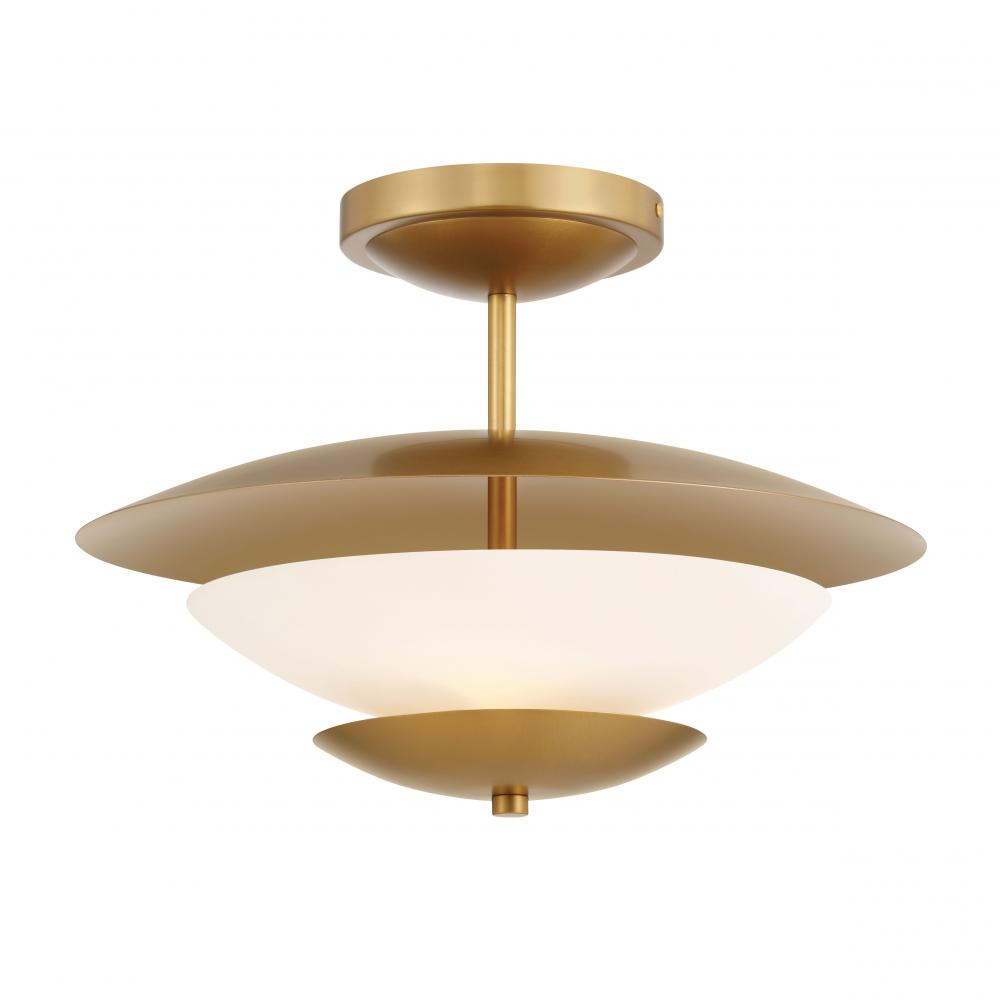 Solara 18.25" 3-Light Semi Flush