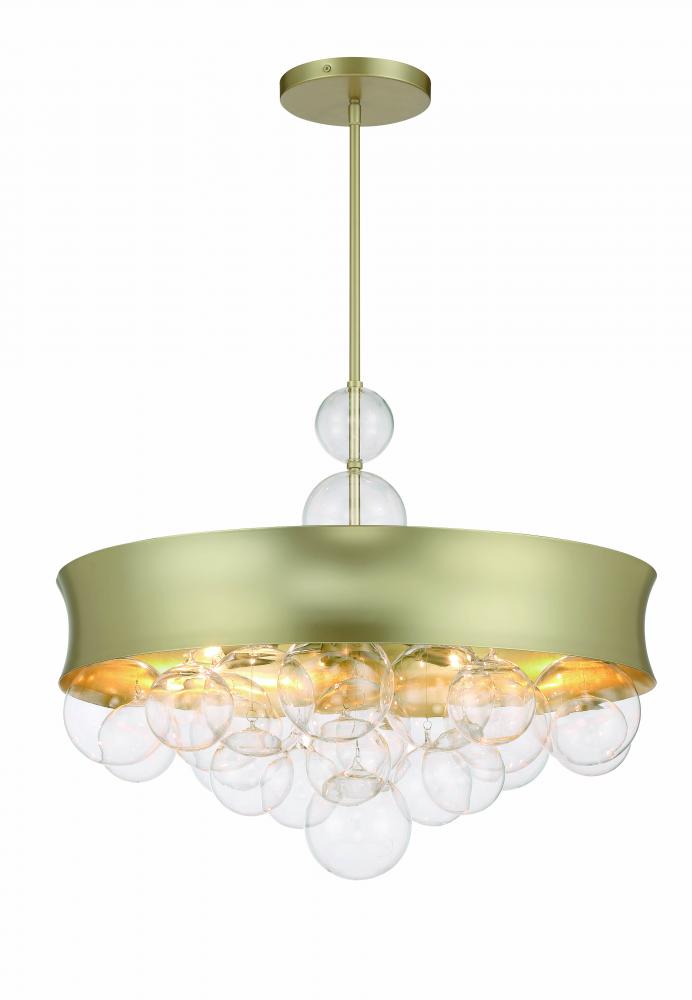 Verdi Square by Robin Baron -22" 8 Light Convertible Pendant
