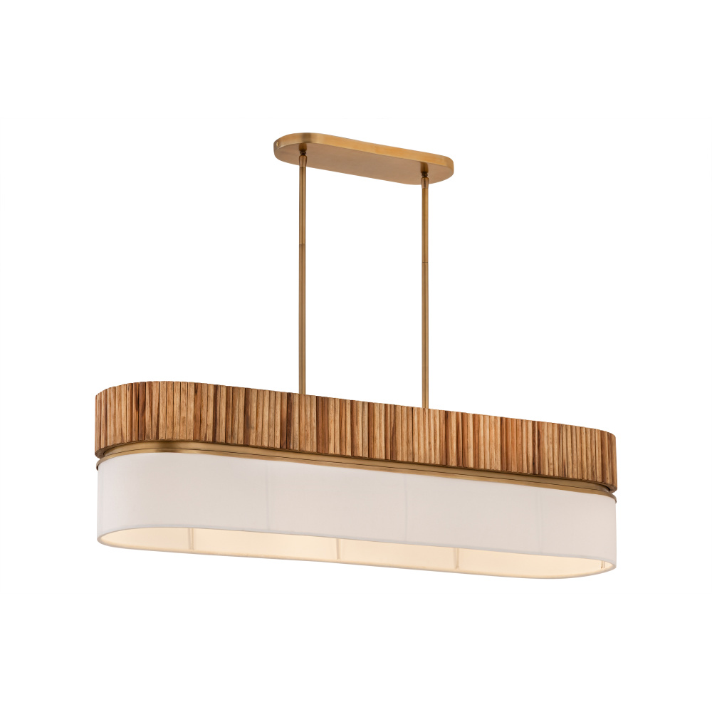 Nebri 42.5" 5-Light Linear Chandelier