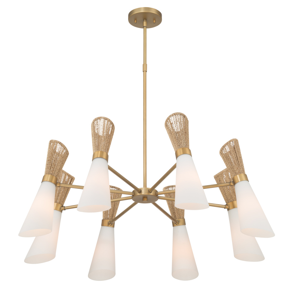 Vantrel 36" 8-Light Chandelier