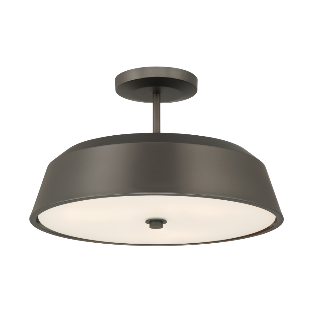 Trellwyn 15" 3-Light Semi-Flush Mount
