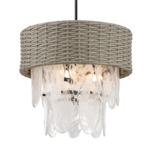 Minka-Lavery 5296-66A - Breakers Isle - 6 Light Pendant / Semi Flush