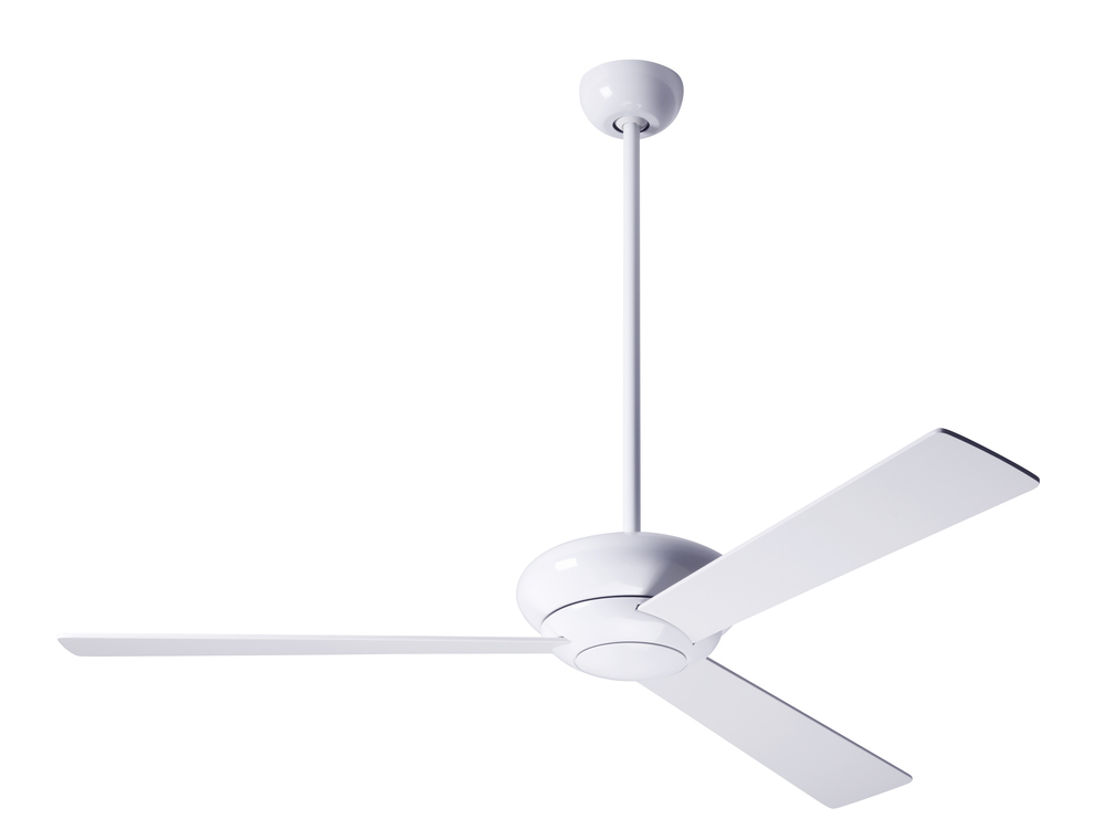 Altus Fan; Gloss White Finish; 42" Aluminum Blades; No Light; Fan Speed Control