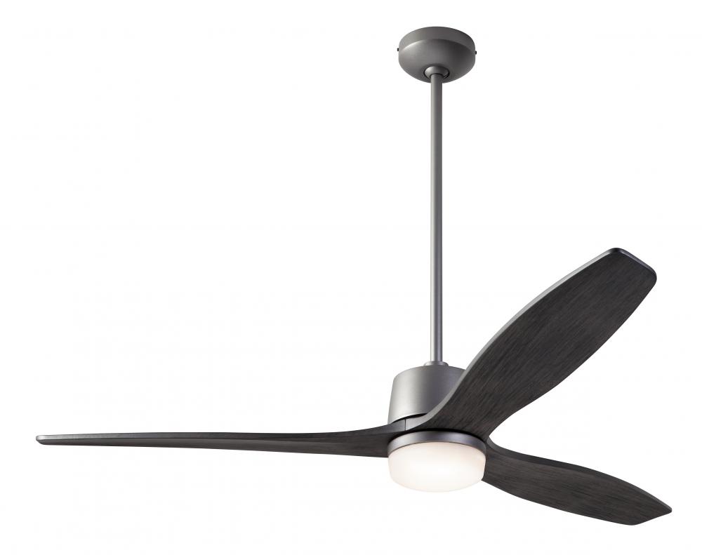 Arbor DC Fan; Graphite Finish; 54" Ebony Blades; 17W LED; Wall Control