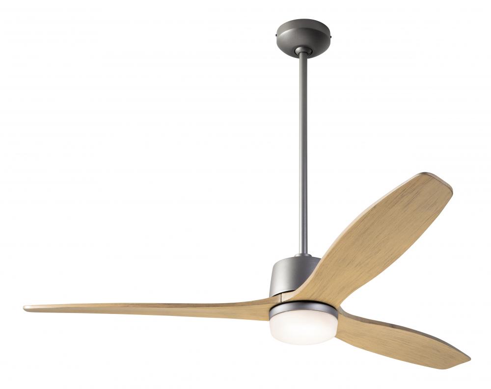 Arbor DC Fan; Graphite Finish; 54" Maple Blades; 17W LED; Wall Control