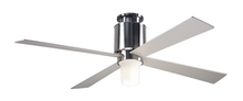 Modern Fan Co. LAP-FM-BN-50-NK-552-002 - Lapa Flush Fan; Bright Nickel Finish; 50" Nickel Blades; 17W LED; Fan Speed and Light Control (3