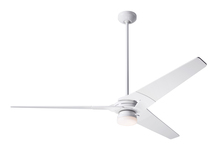 Modern Fan Co. TOR-GW-62-WW-271-002 - Torsion Fan; Gloss White Finish; 62" Whitewash Blades; 17W LED; Fan Speed and Light Control (3-w