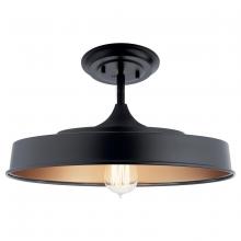 Kichler 52098BK - Semi Flush 1Lt