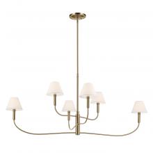 Kichler 52768CPZ - Eadie 51.5 Inch 6 Light Chandelier in Champagne Bronze