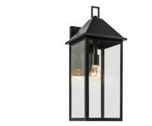 Kichler 59159BK - Prin 22 Inch 1 Light Outdoor Wall Light with Clear Glass in Black
