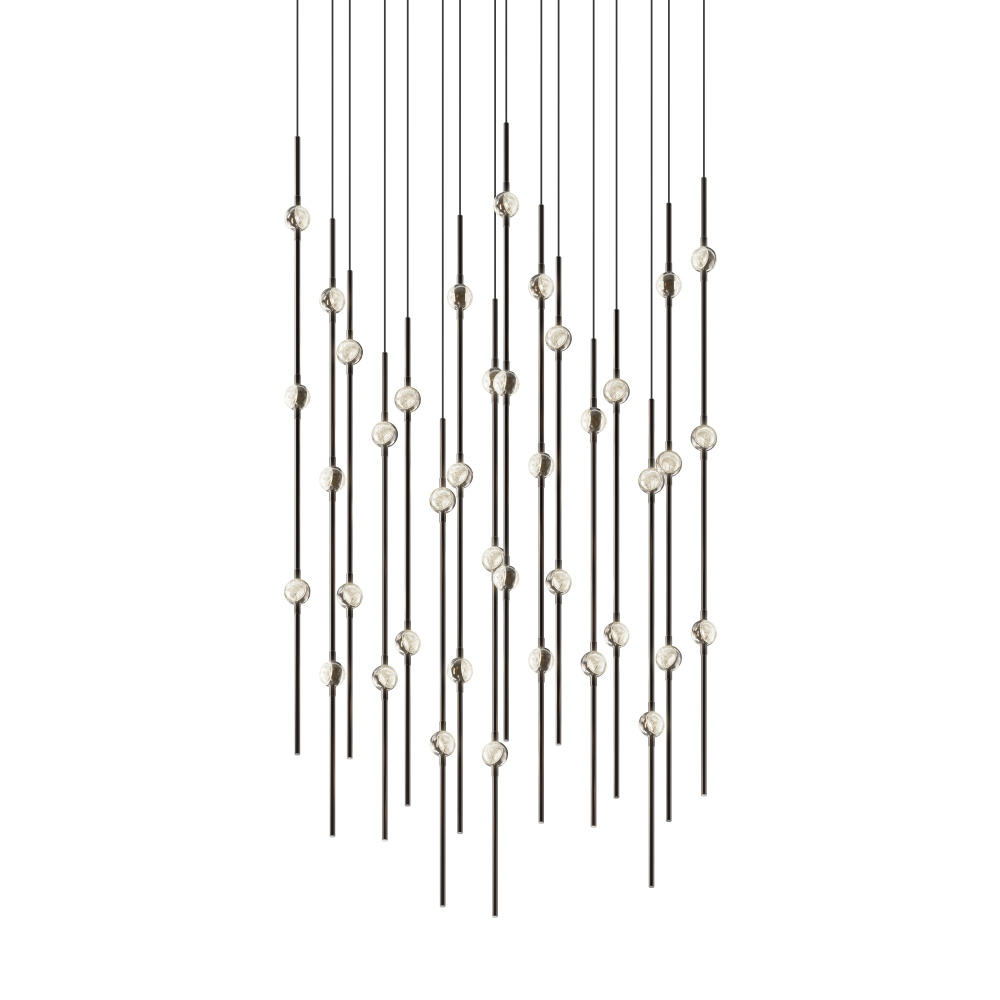 Aries 24" Square LED Pendant w/20' Cords