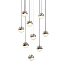 Sonneman 2916.13-SML - 9-Light Round Small LED Pendant