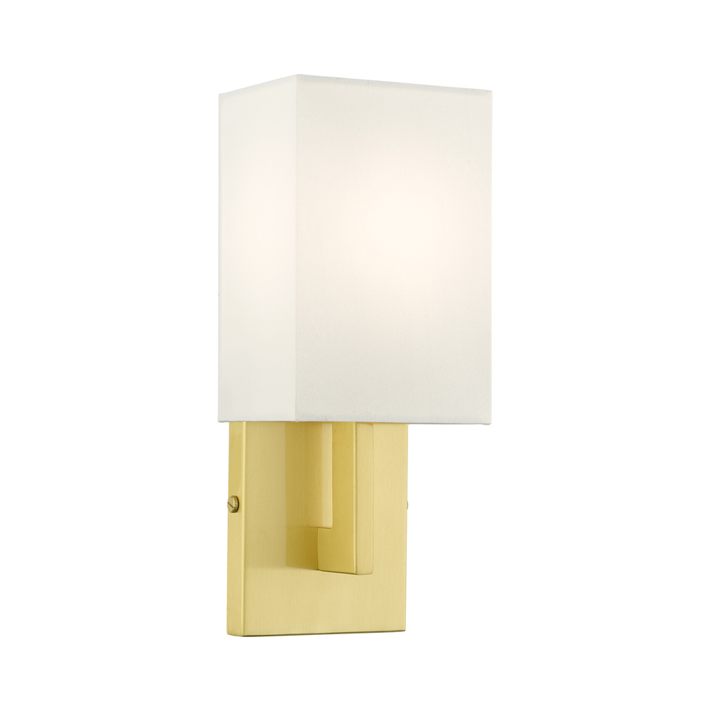 1 Lt Satin Brass ADA Sconce