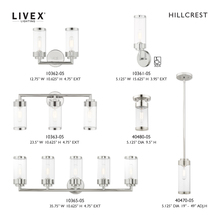 Livex Lighting 10365-05 - 5 Lt Polished Chrome Bath Vanity