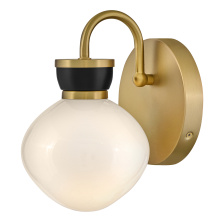Lark 85590LCB-BK - Small Single Light Sconce