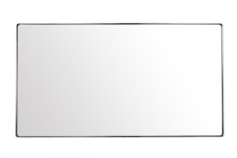 Kye 22x40 Rounded Rectangular Wall Mirror - Polished Nickel