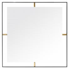 Varaluz 610020 - Framed 20-In Square Wall Mirror - Black