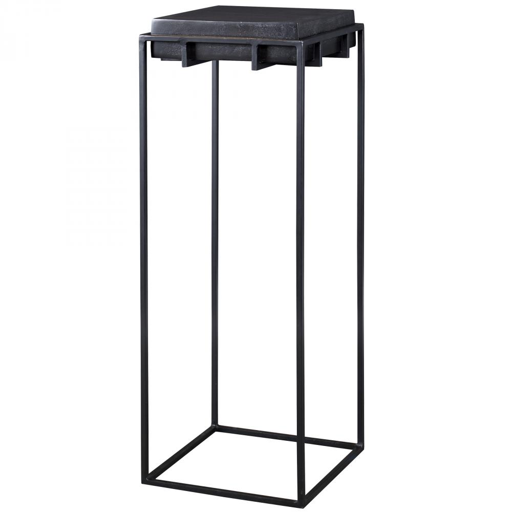 Uttermost Telone Black Large Pedestal