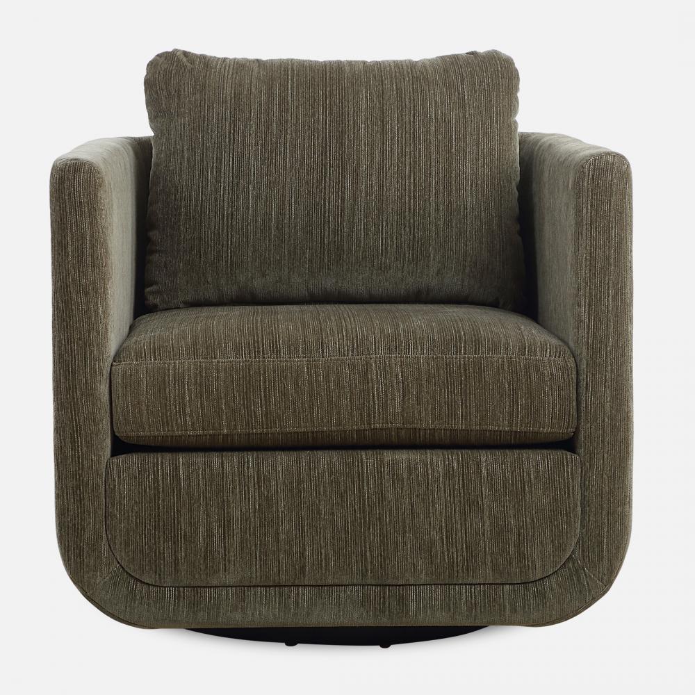 Uttermost Abound Swivel Chair, Herb