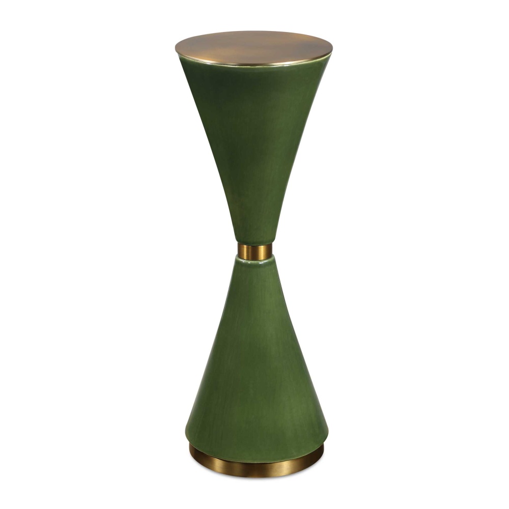 Uttermost Ronde Jade Green Drink Table