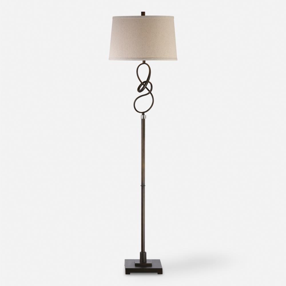 Uttermost Tenley Twisted Bronze Floor Lamp