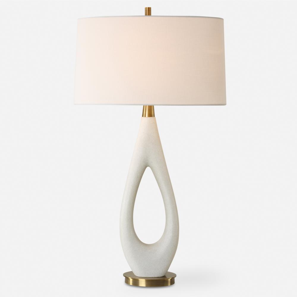 Promenade White Table Lamp