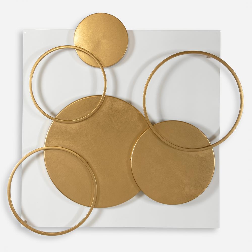 Uttermost Adagio Golden Disk Wall Art