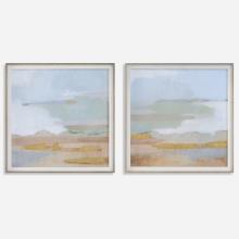 Uttermost 41468 - Abstract Coastline Framed Prints, S/2