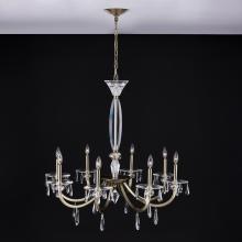 Kalco Allegri 046177-039-FR001 - PASSO 8 LT CHAM GLD CHANDELIER