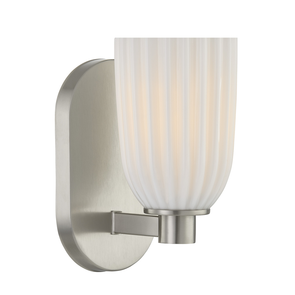 Baldwin 1-Light Wall Wall Sconce in Satin Nickel