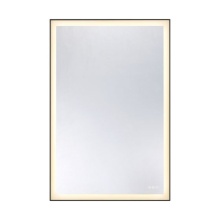 Savoy House 2-1231-48X32 - Paulding LED Rectangle Frontlit Mirror with Black Frame