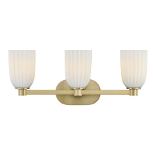 Savoy House 8-1245-3-127 - Baldwin 3-Light Bathroom Vanity Light in Noble Brass
