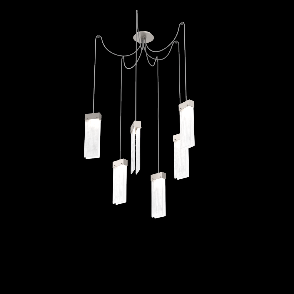Parallel Round 6pc Swag Multi-Pendant