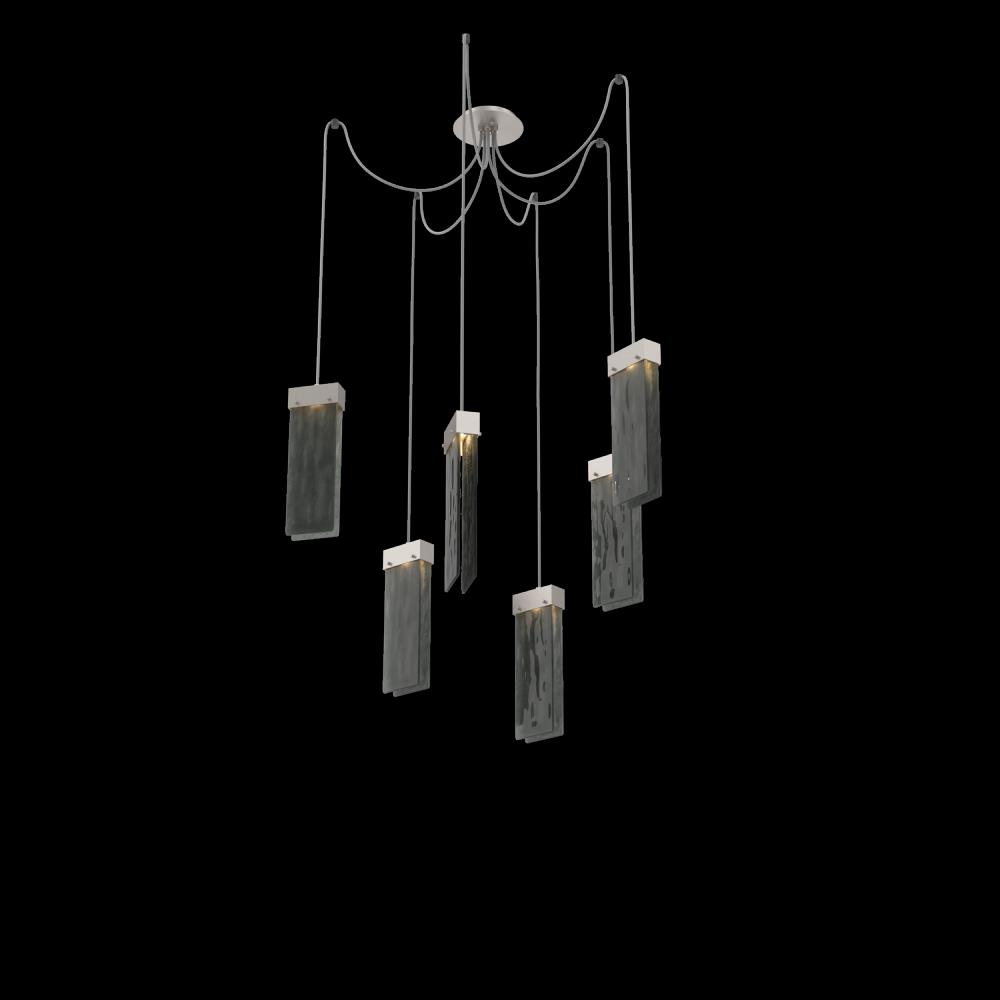 Parallel Round 6pc Swag Multi-Pendant