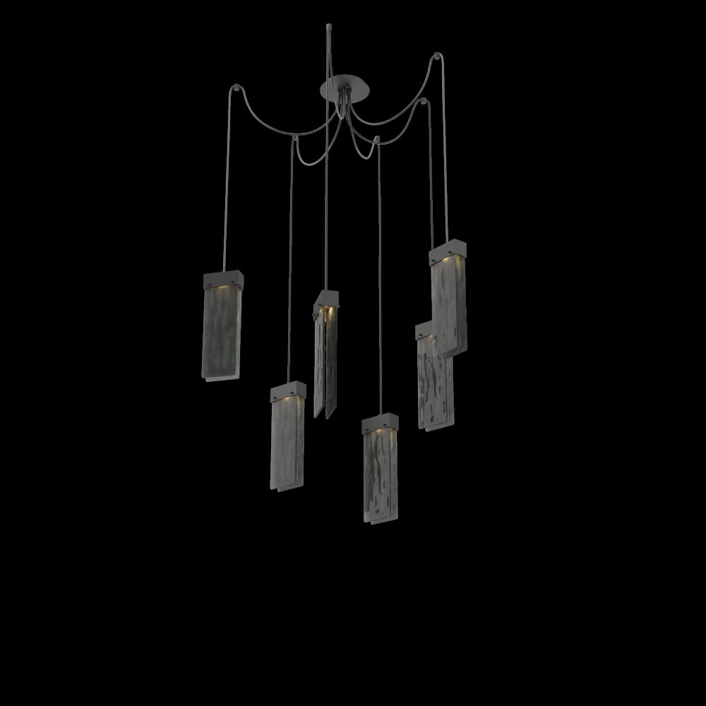 Parallel Round 6pc Swag Multi-Pendant