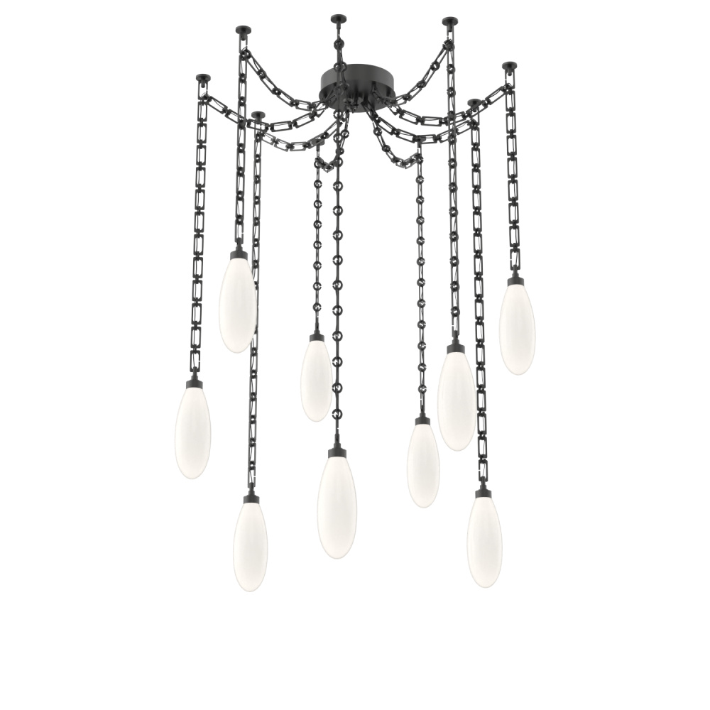 Fiori Multi Light Pendant Matte Black