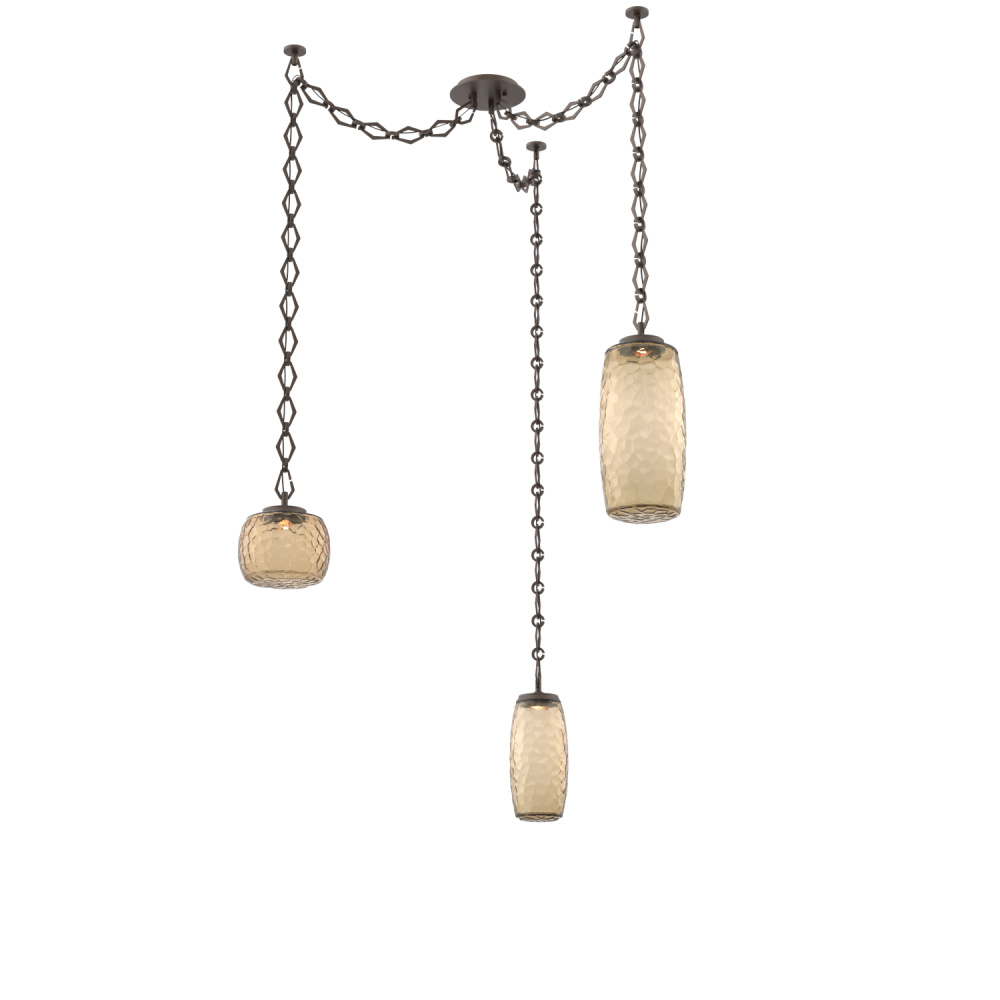 Vessel Multi Light Pendant Flat Bronze