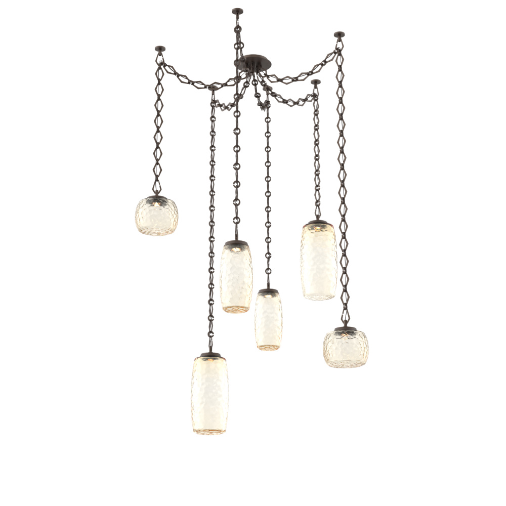 Vessel Multi Light Pendant Flat Bronze