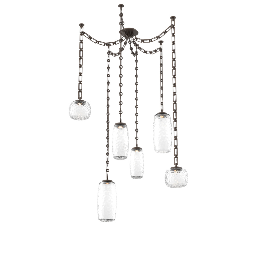Vessel Multi Light Pendant Flat Bronze