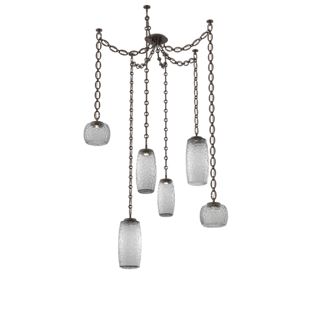 Vessel Multi Light Pendant Flat Bronze