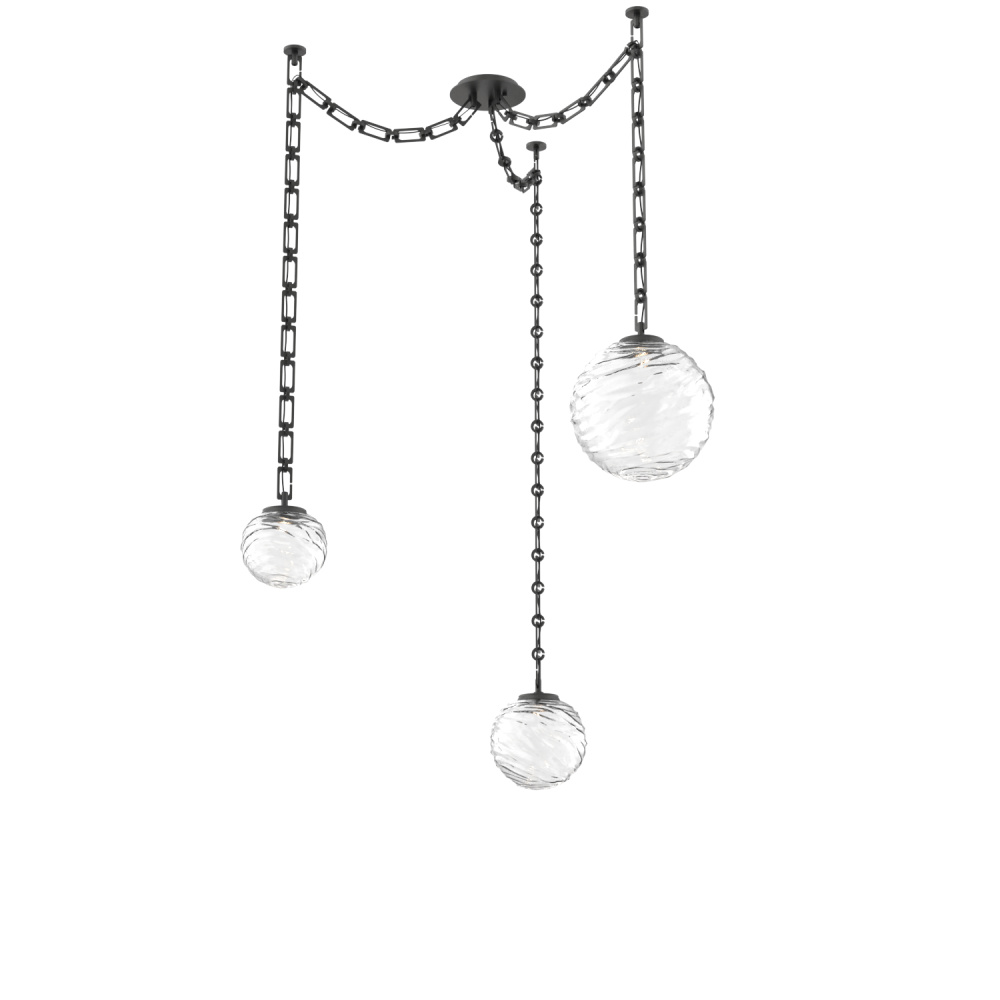 Gaia Multi Light Pendant Matte Black