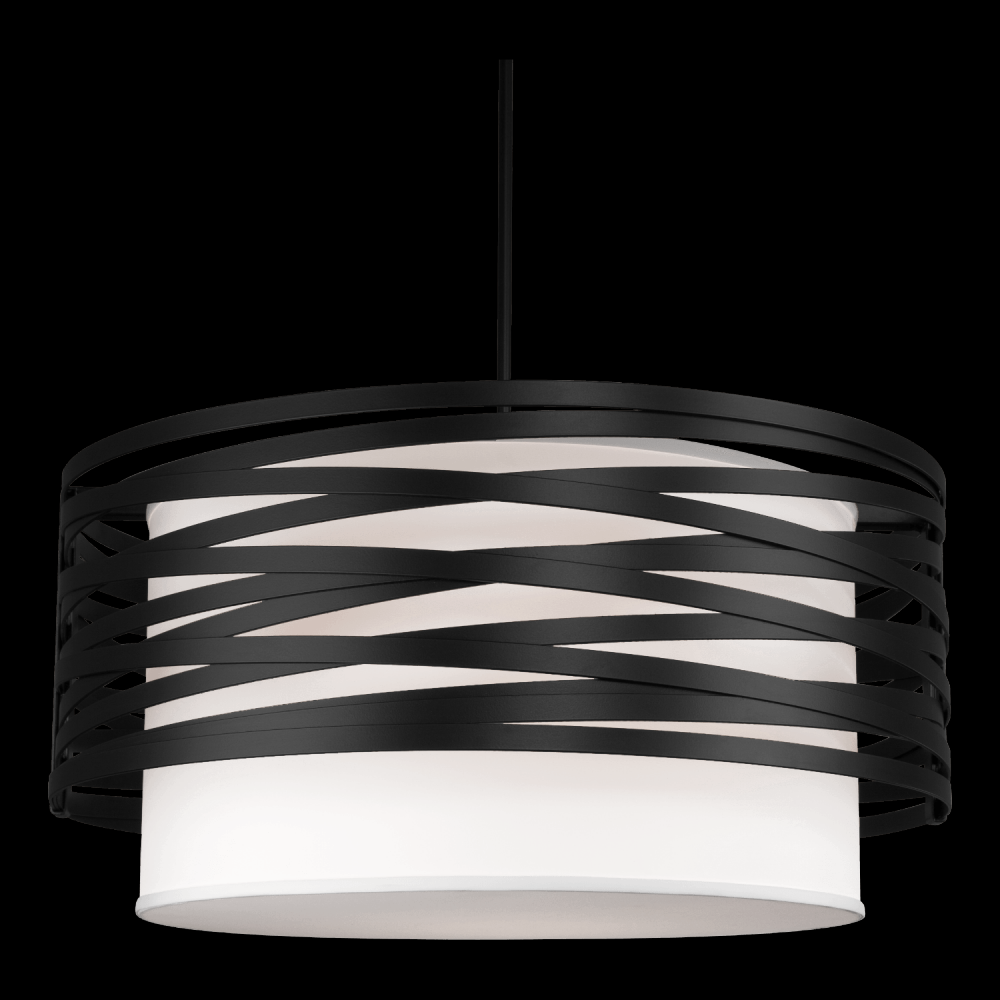 Tempest Drum with Linen Shade - 30-Inch