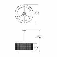 Hammerton CHB0020-31-GB-SH-001-E2 - Downtown Mesh Drum - 31-Inch