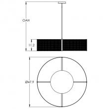 Hammerton CHB0020-48-GB-0-001-E2 - Downtown Mesh Drum - 48-Inch