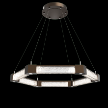 Hammerton CHB0060-35-FB-GC-CA1-L1 - Axis Hexagonal Ring Chandelier-35