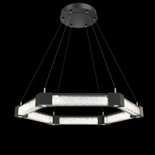 Hammerton CHB0060-35-MB-GC-CA1-L3 - Axis Hexagonal Ring Chandelier-35