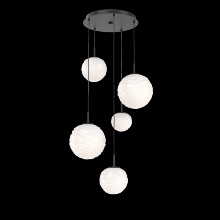 Hammerton CHB0092-05-MB-WL-C01-L3 - Gaia Round Pendant Chandelier