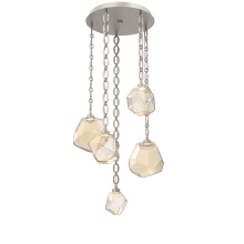 Hammerton CNB0039-05-BS-A-CH2-L1 - Gem Round 5pc Multi-Pendant with Chain